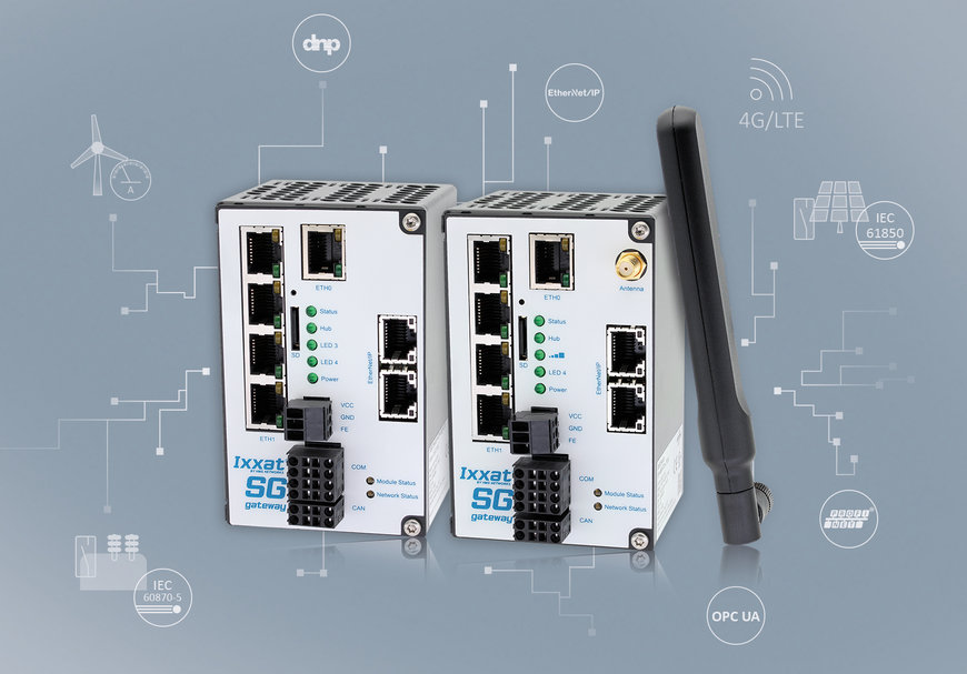 Gateway Smart Grid Ixxat baru untuk IEC 61850 dan IEC 60870 dengan dukungan LTE